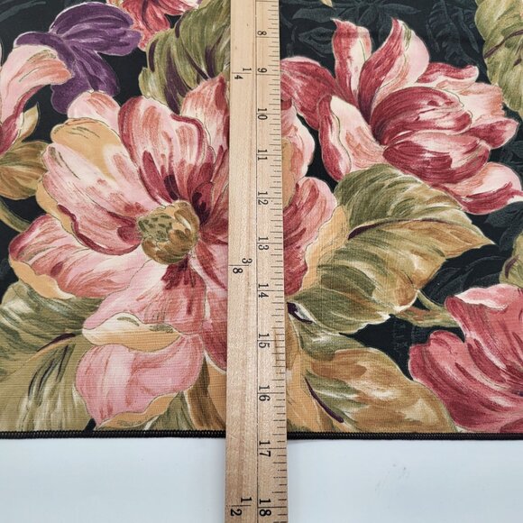 Vintage Floral Print Cloth Table Napkins Fabric Reusable Set Of 6 - Picture 4 of 5